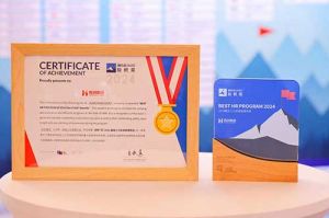 喜报！江南网站_江南（中国）集团荣膺“2024极帜奖—最佳人力资源管理项目”奖