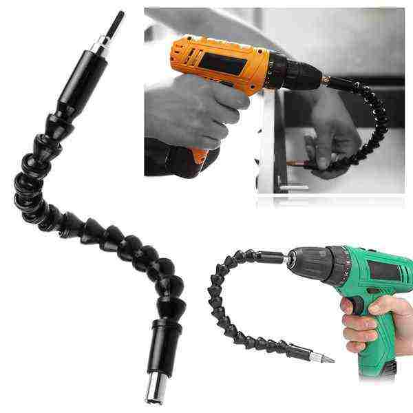 offertehitech-290mm Flexible Shaft Bit Extention Screwdriver Drill Bit Holder Connect Link for Electronic Drill