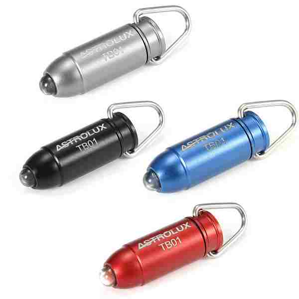 offertehitech-Astrolux TB-01 Bullet lega di alluminio 45lm mini LED portachiavi torcia