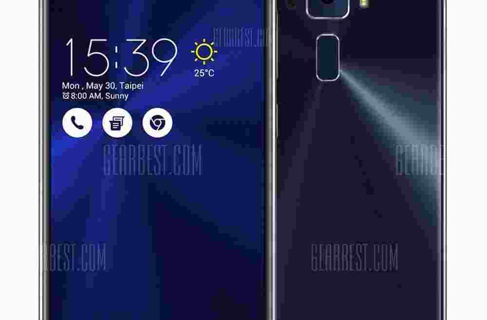 offertehitech-Asus ZenFone 3 (ZE552KL) 64GB ROM 4G Phablet  -  LAKE BLUE