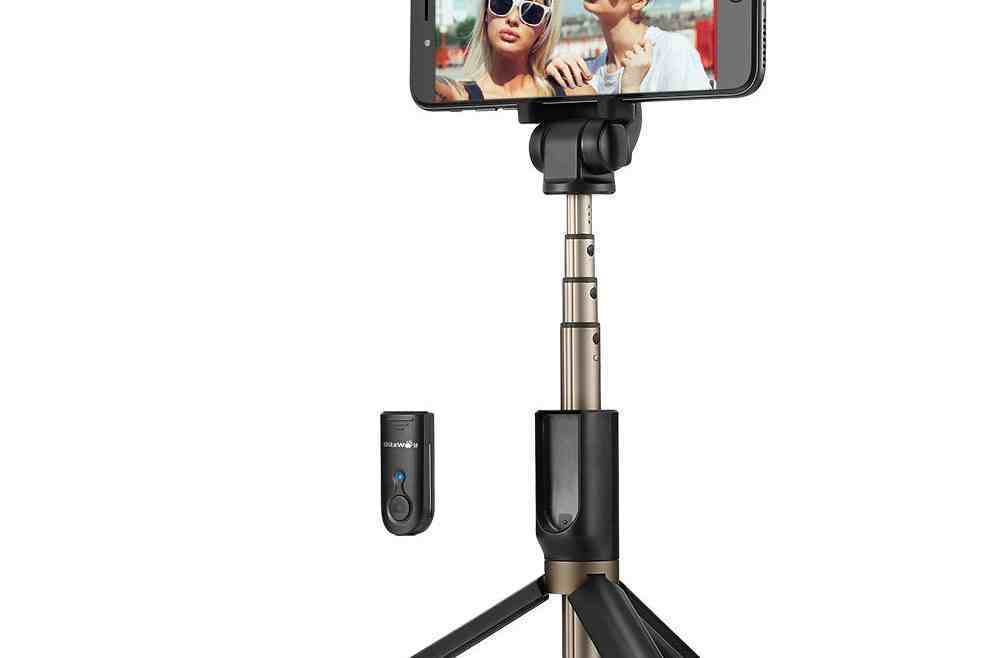 offertehitech-BlitzWolf BW-BS3 Versatile 3 in 1 Bluetooth Mini Selfie Bastoni Pieghevoli Estensibili Treppiedi