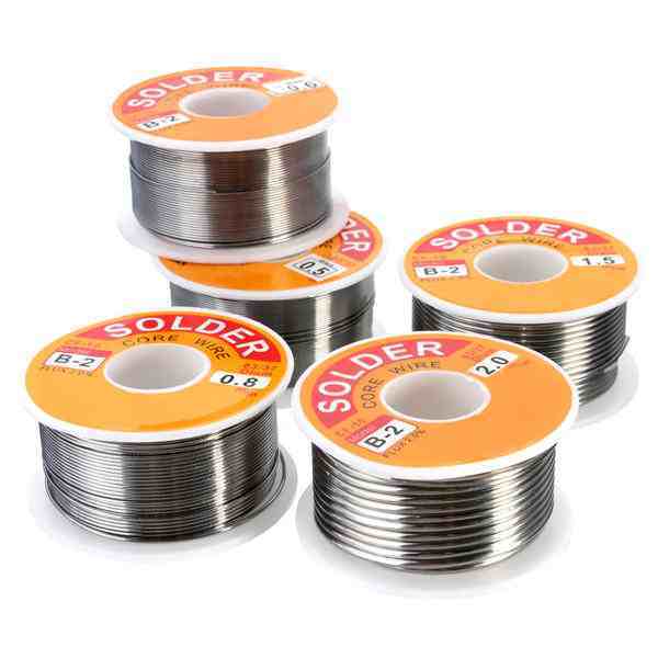 offertehitech-DANIU 100g 63/37 Tin Lead Rosin Core 0.5-2mm 2% Flux Reel Welding Line Solder Wire