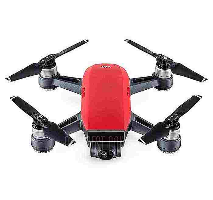 offertehitech-DJI Spark Mini RC Selfie Drone-RTF RED