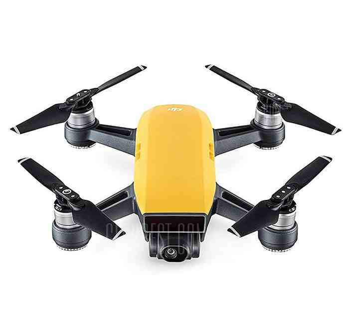 offertehitech-DJI Spark Mini RC Selfie Drone-RTF YELLOW