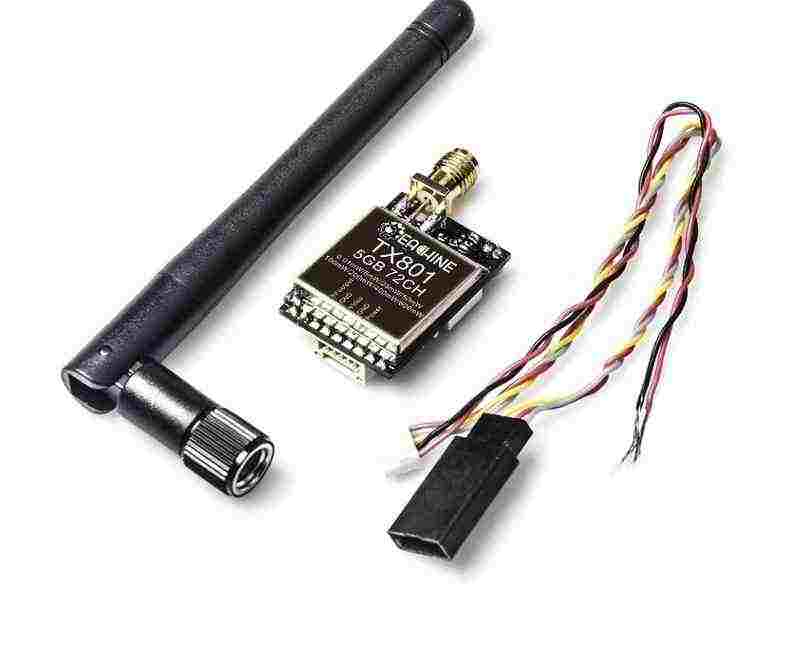 offertehitech-Eachine TX801 5.8G 72CH 0.01mW 5mW 25mW 50mW 100mW 200mW 400mW 600mW ScambiatoAV VTX FPV Trasmettitore