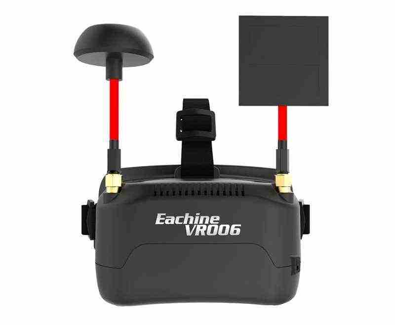 offertehitech-Eachine VR006 VR-006 3 Inch 500*300 Display 5.8G 40CH Mini FPV Goggles Build in 3.7V 500mAh Battery