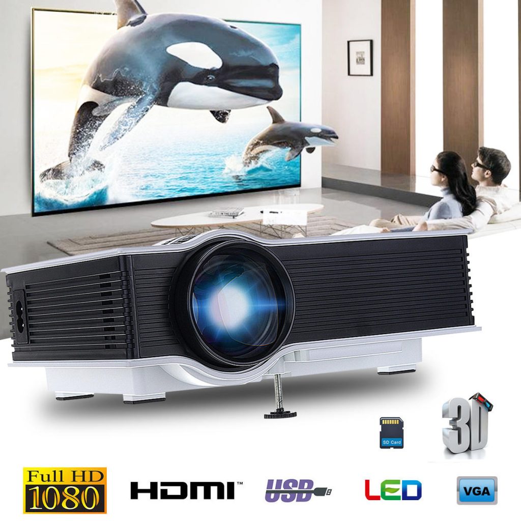 offertehitech-GIGXON G40 1200 LM 1080P Led proiettore Pieno HD Compatibile Home Portable Mini proiettore HDMI