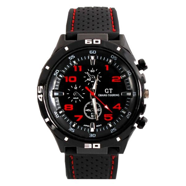 offertehitech-GT 54 GRAND TOURING Silicone Band Quartz Analog Sport Watch