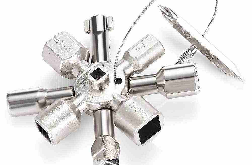 offertehitech-HakkaDeal 10 in 1 Electric Control Cabinet Key Wrench