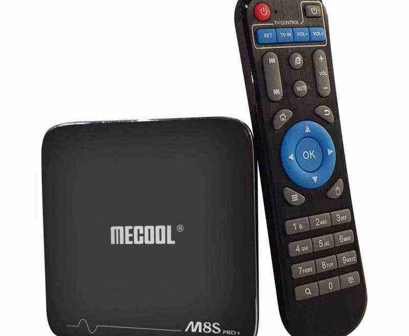 offertehitech-MECOOL M8S PRO PLUS Amlogic S905X Quad Core 2GB DDR3 RAM 16GB ROM Android 7.1 2.4G WiFi 100M LAN 4Kx2K 60fps HDR10 H.265 HEVC VP9 Android TV Box Scatola