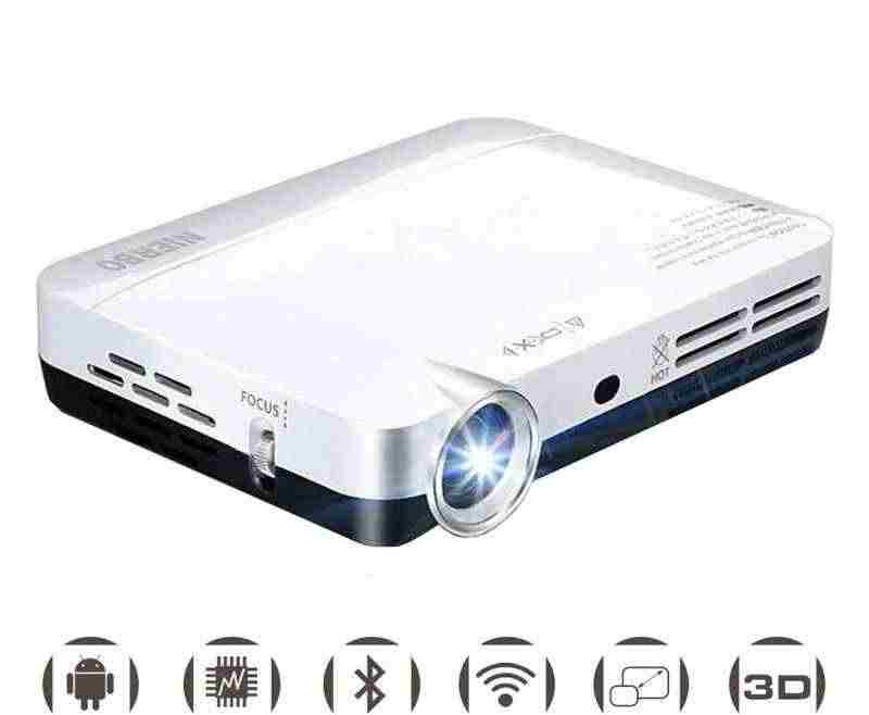 offertehitech-NIERBO Mini proiettore Portable 2000 Lumens LED Full HD Android Teatro domestico 1080p HDMI 3d proiettore