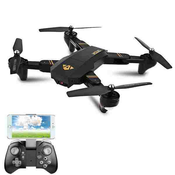 offertehitech-VISUO XS809HW WIFI FPV con Grandangolo HD Braccio Pieghevole RC Quadricottero RTF