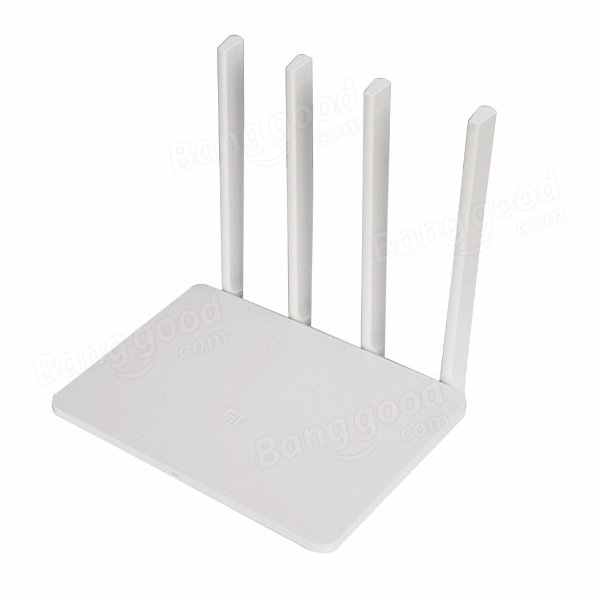 offertehitech-[Versione Inglese] Xiaomi Mi WiFi 3 Router EU Presa Smart 4 Antenne 1167Mbps Doppia Banda