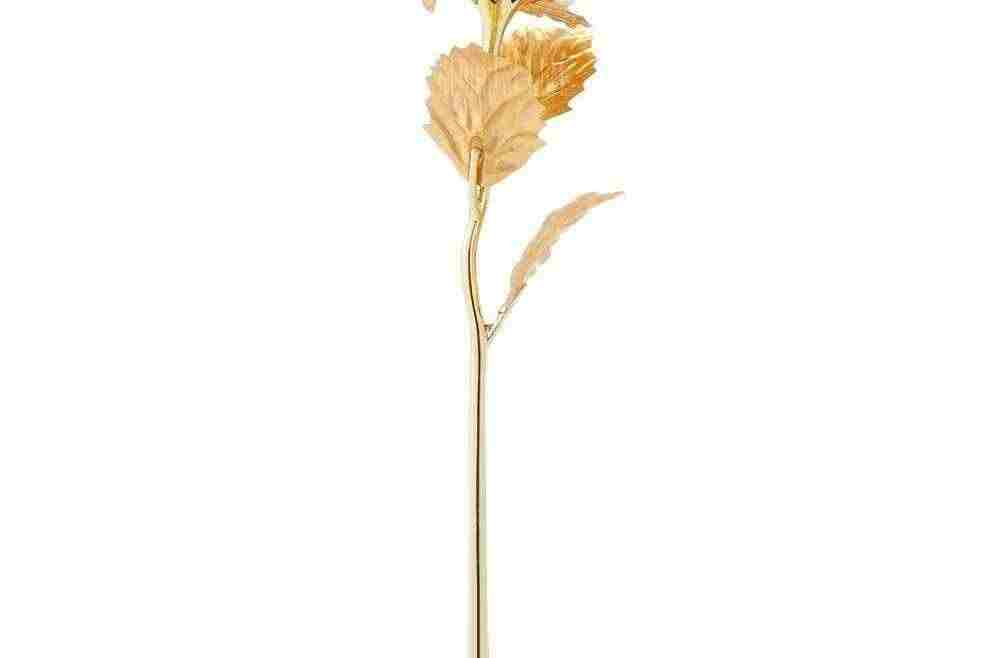 offertehitech-gearbest-24K Gold Plated Rose Flower