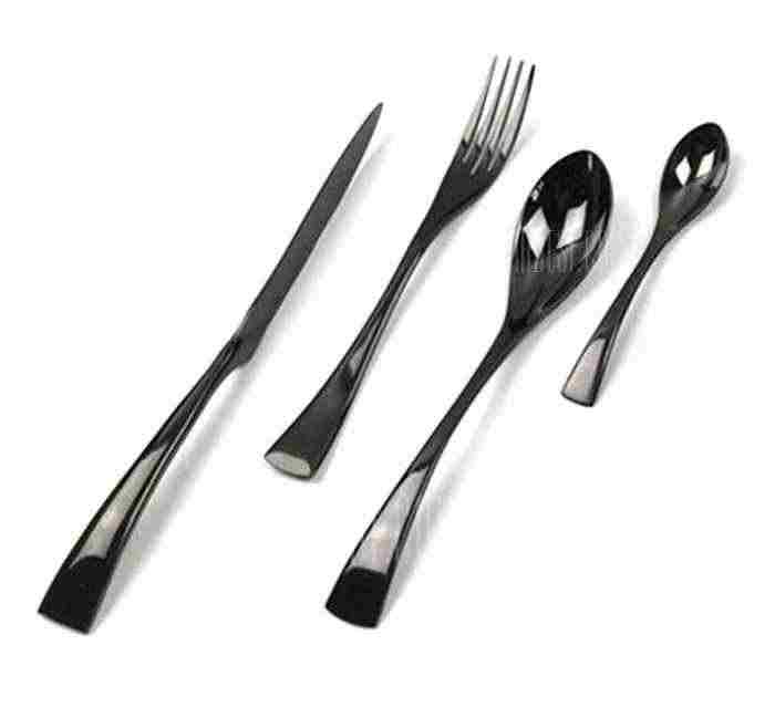 offertehitech-gearbest-4PCS Parabolic Shaped Cutlery Stainless Steel Flatware