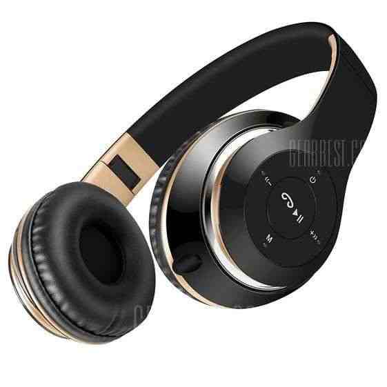 offertehitech-gearbest-BT - 09 Over-ear Foldable Heavy Bass Bluetooth Headset