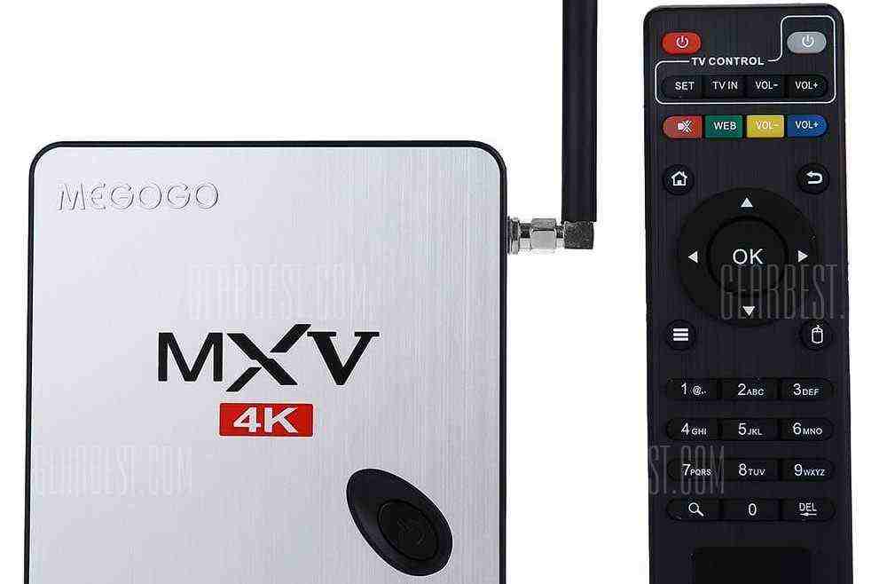 offertehitech-gearbest-MEGOGO MXV 4K IPTV Box 64Bit Android 5.1.1