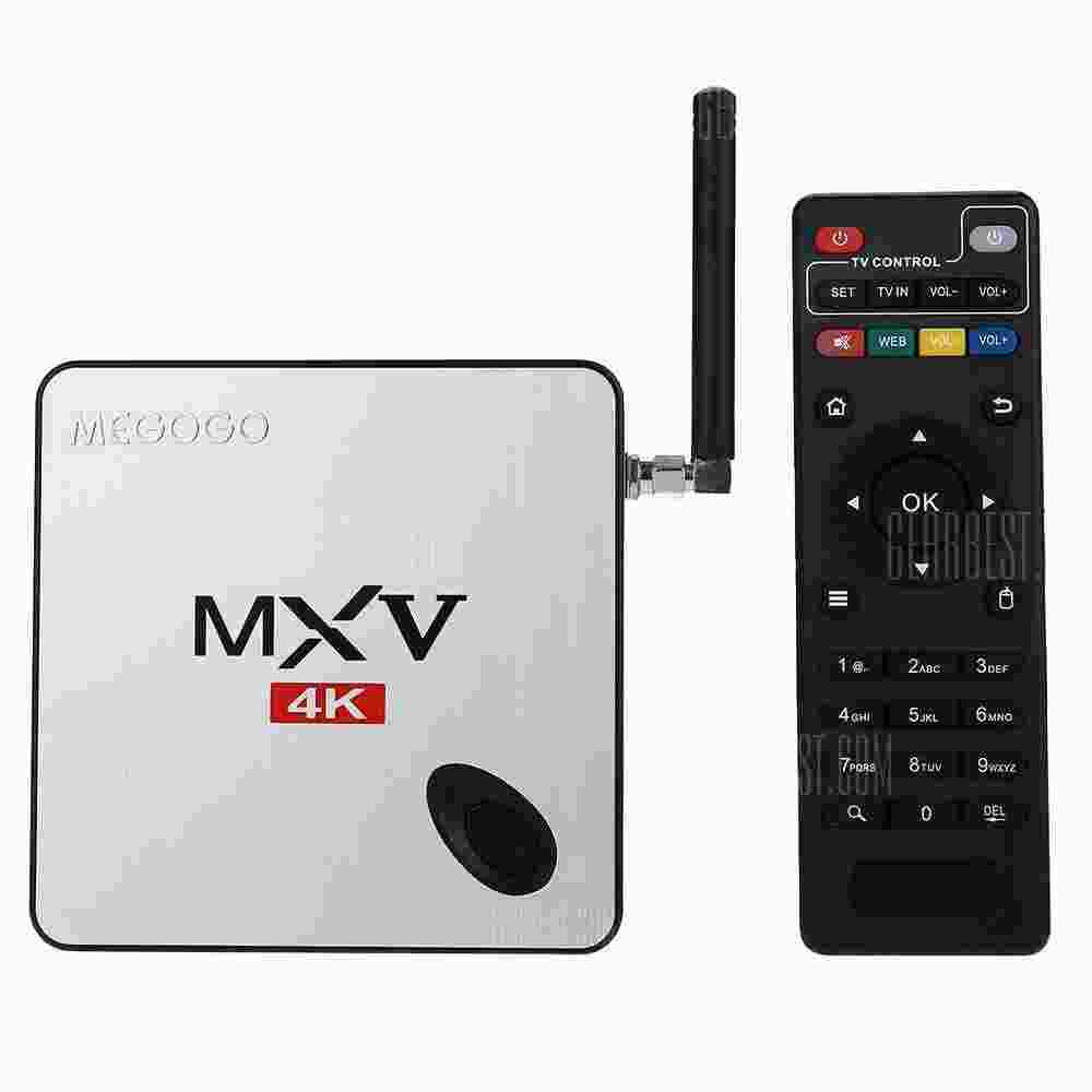 offertehitech-gearbest-MEGOGO MXV 4K IPTV Box 64Bit Android 5.1.1