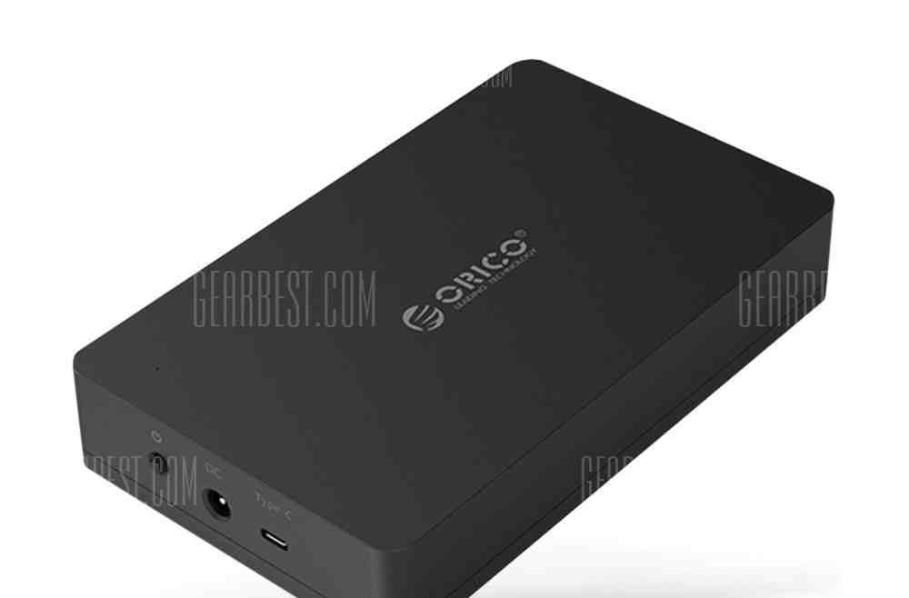 offertehitech-gearbest-ORICO 3569C3 - BK 3.5 inch Type-C Hard Drive Enclosure Case