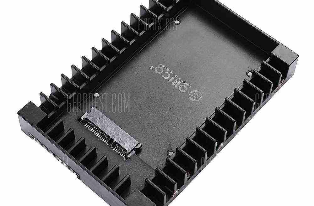 offertehitech-gearbest-Orico 1125SS 2.5 inch to 3.5 inch SATA HDD / SSD Adapter Case