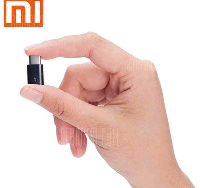 offertehitech-gearbest-Original XiaoMi USB Type-C Male to Micro USB Female Connector