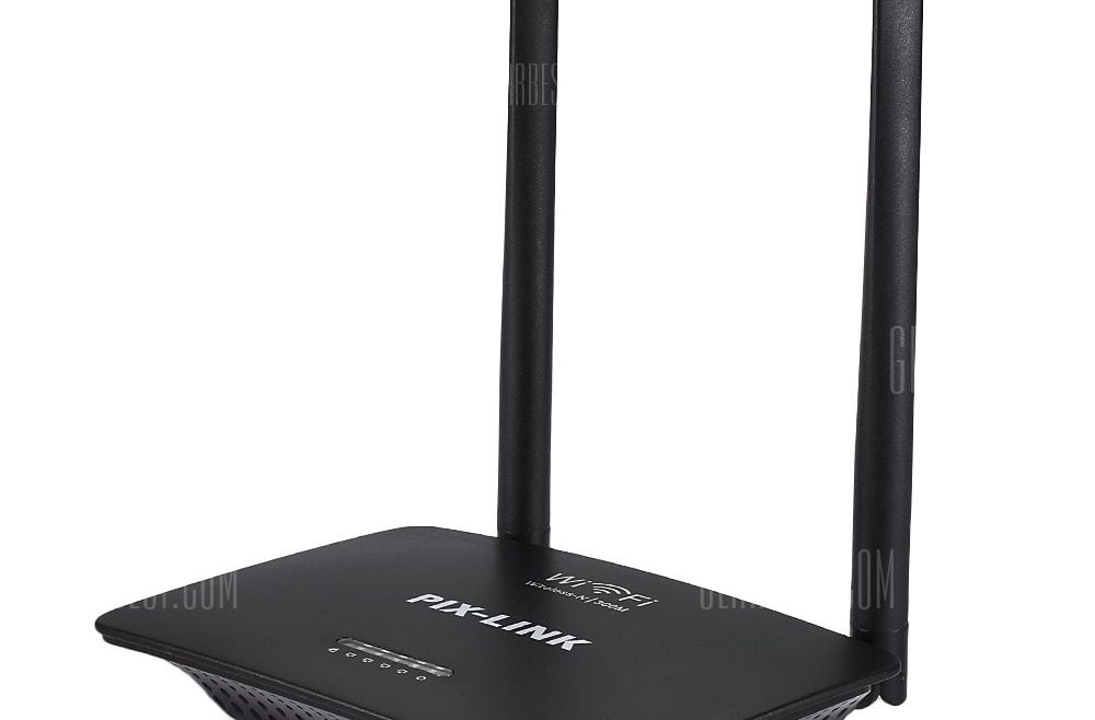 offertehitech-gearbest-PIX - LINK 300Mbps Wireless-N Router Server with Two Antennas