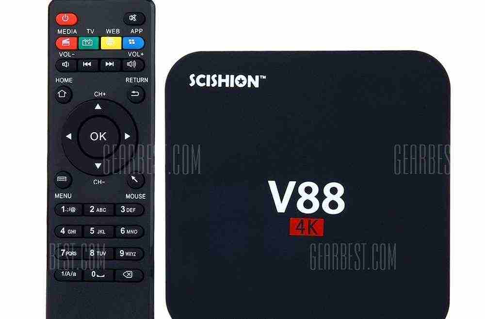 offertehitech-gearbest-SCISHION V88 TV Box Player Rockchip 3229 Quad Core