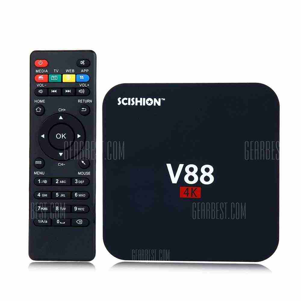 offertehitech-gearbest-SCISHION V88 TV Box Player Rockchip 3229 Quad Core