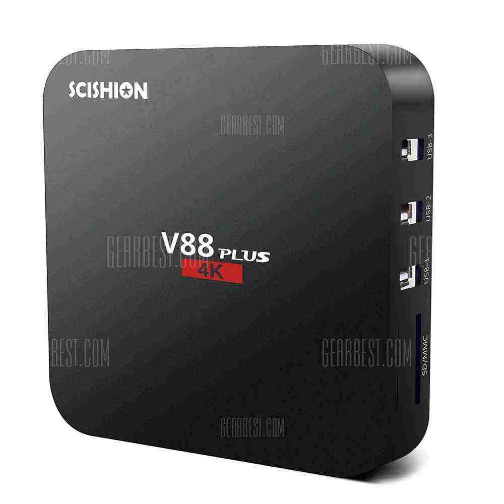 offertehitech-gearbest-SCISHION V88 plus Smart TV HD Box Android System