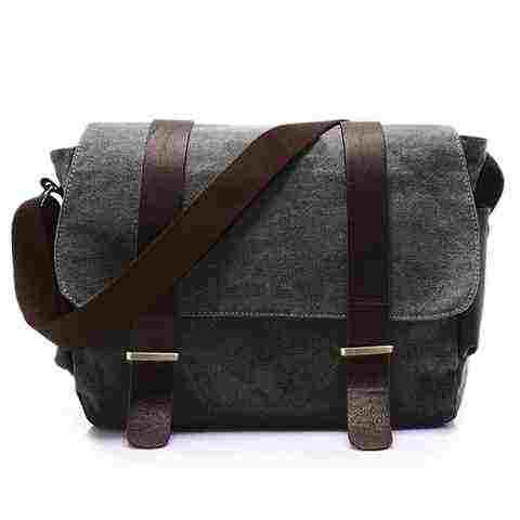 offertehitech-gearbest-Stylish Style Splice and Canvas Design Men's Messenger Bag