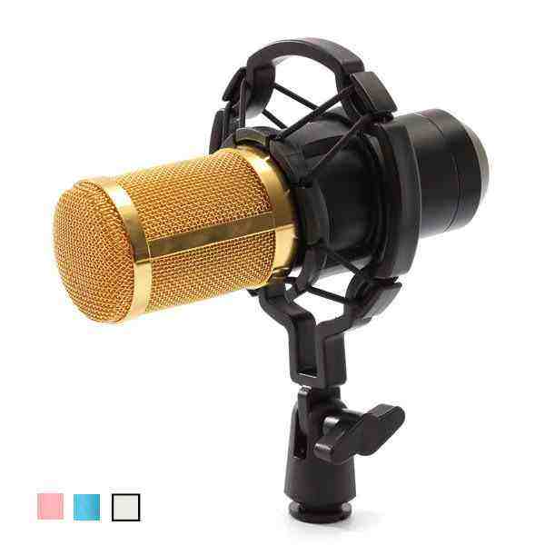 offertehitech-BM800 Registrazione Microfono a Condensatore Dinamico con Supporto Antivibrazioni