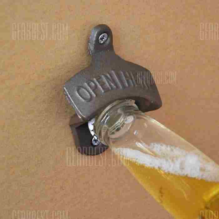 offertehitech-Cast Iron Wall Mounted Bottle Opener