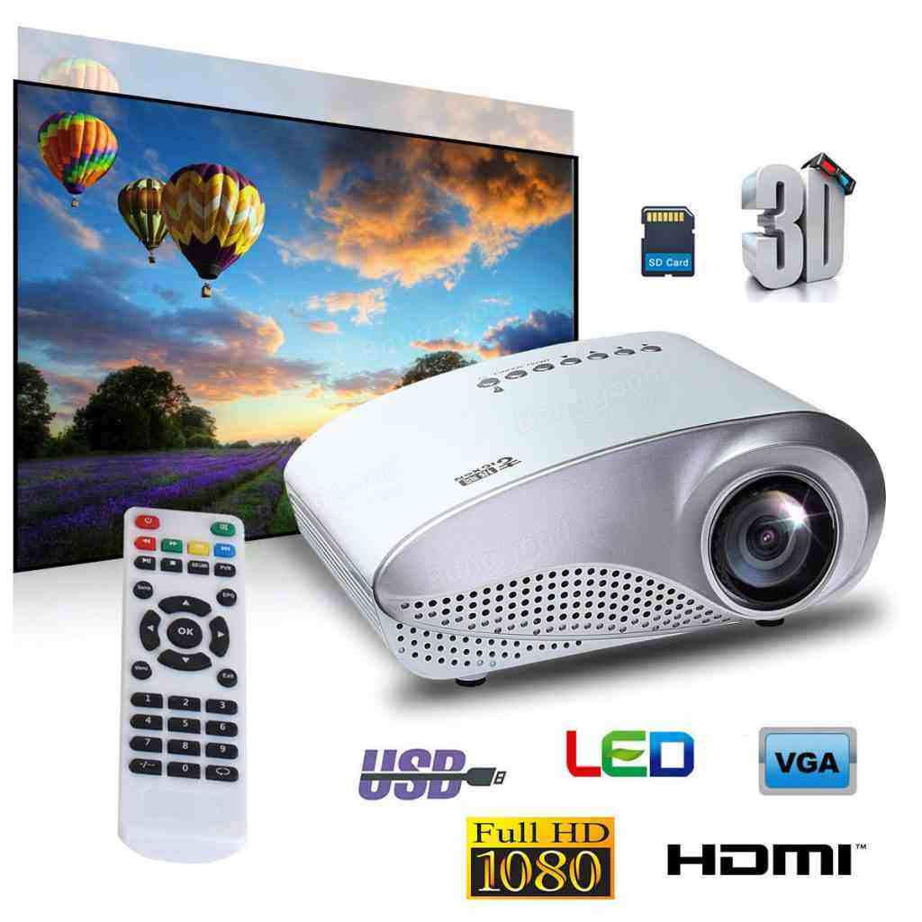 offertehitech-GIGXON H600 Multimedia 1200 Lumens Portable LCD LED Ufficio e Home Theater proiettore