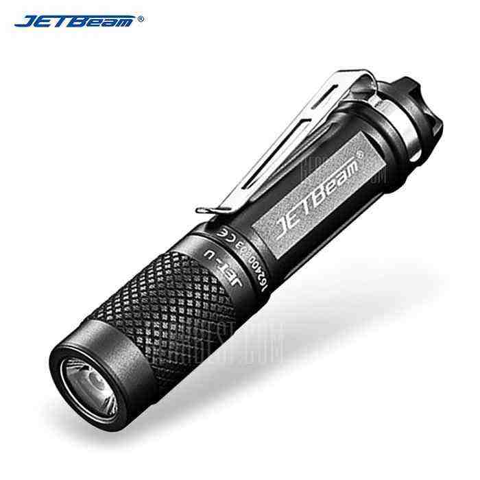 offertehitech-Jetbeam JET - u AAA 135LM Cree Flashlight - TITANIUM GREY