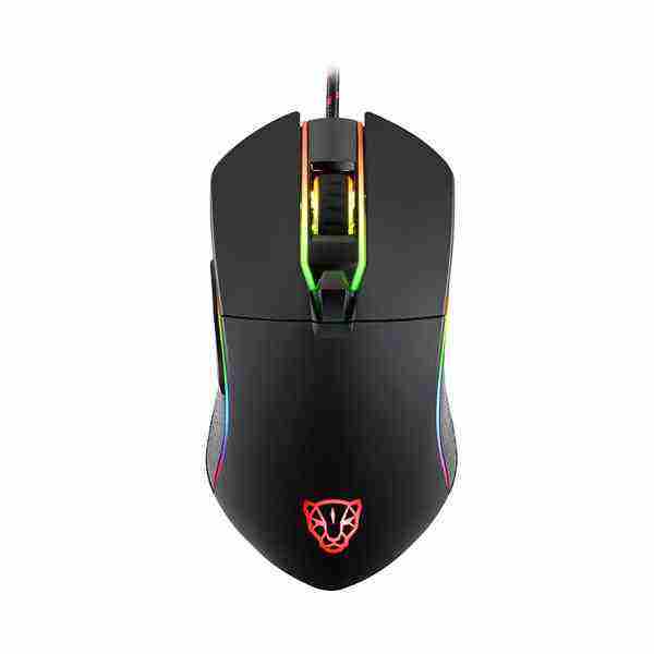 offertehitech-MOTOSPEED V30 Catamount 3500DPI RGB Retroilluminati 6 Pulsanti Wired Mouse da Gioco