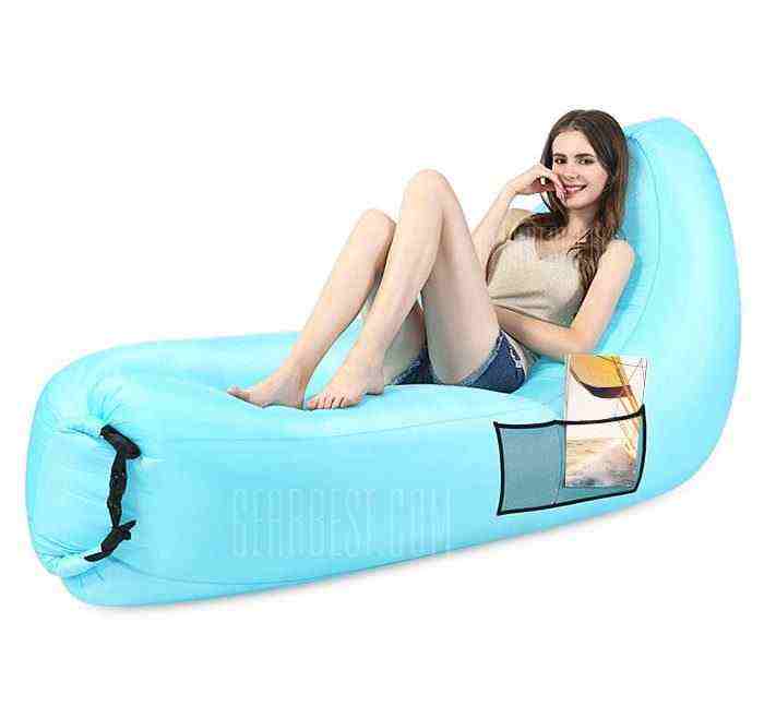 offertehitech-Portable Water-resistant 120kg Loading Fast Inflatable Sofa Bed