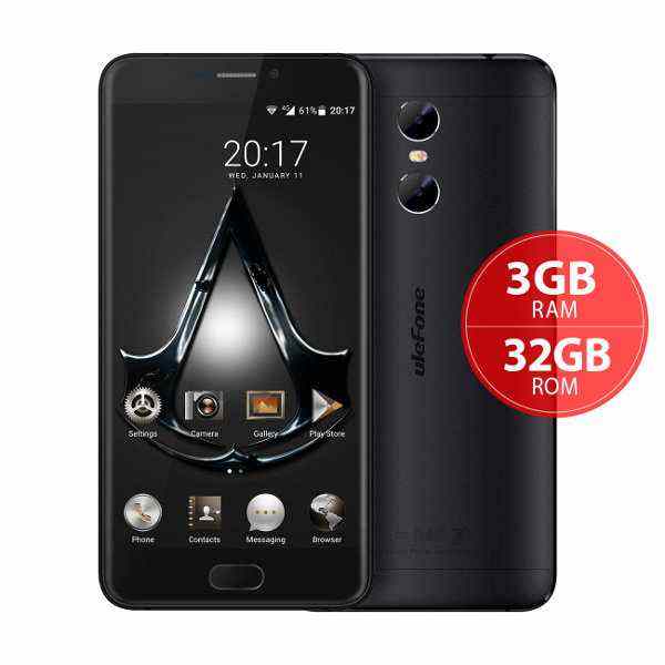 offertehitech-Ulefone Gemini 5.5 Pollici Doppia Fotocamera Posteriore 3GB RAM 32GB ROM MTK6737T Quad-core 4G Smartphone