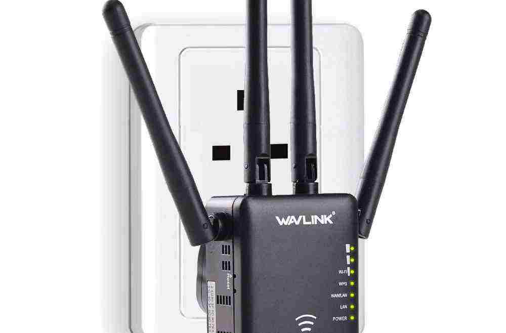 offertehitech-Wavlink AC1200 1200Mbps Doppia Banda 4x3dBi Antenne Esterne Wireless WIFI Ripetitore Segnale Booster Range Extenter WiFi