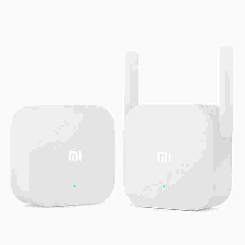 offertehitech-Xiaomi 2.4Ghz Ethernet Adapter 300Mbps a doppia antenna wireless Powerline Homeplug