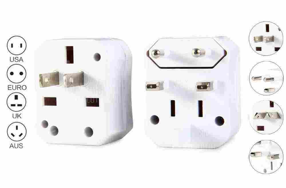 offertehitech-gearbest-1PCS UA93A Universal Travel Adapter Power Plug Converter