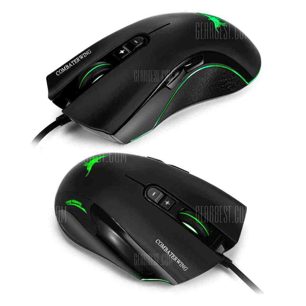 offertehitech-gearbest-Combaterwing CW10 4800DPI Wired Gaming Mouse