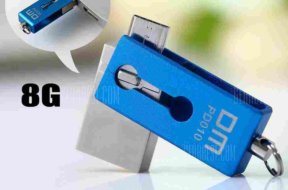 offertehitech-gearbest-DM PD010 8G USB 2.0 to Micro USB Flash Drive