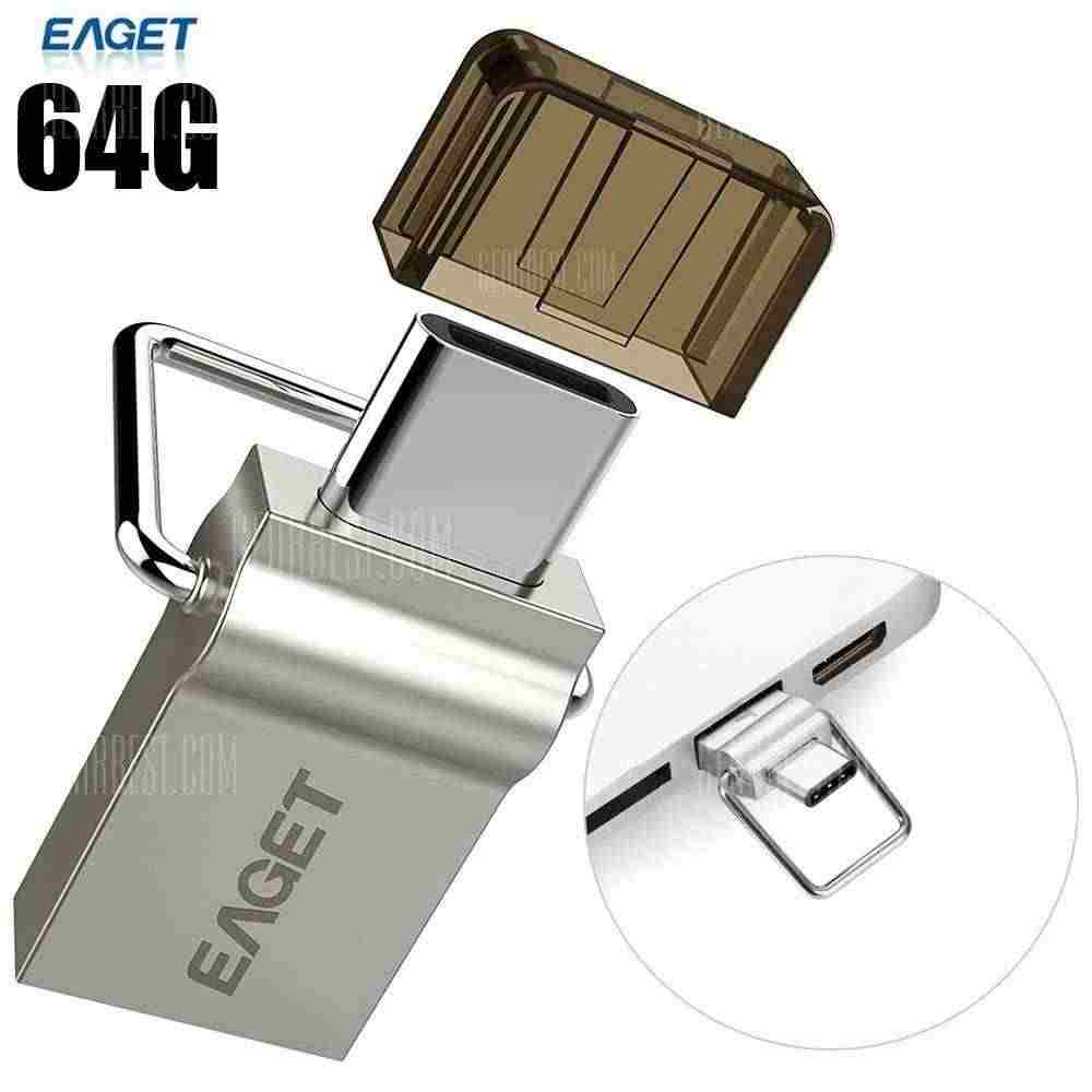 offertehitech-gearbest-EAGET CU10 64G USB 3.0 to Type-C Flash Drive