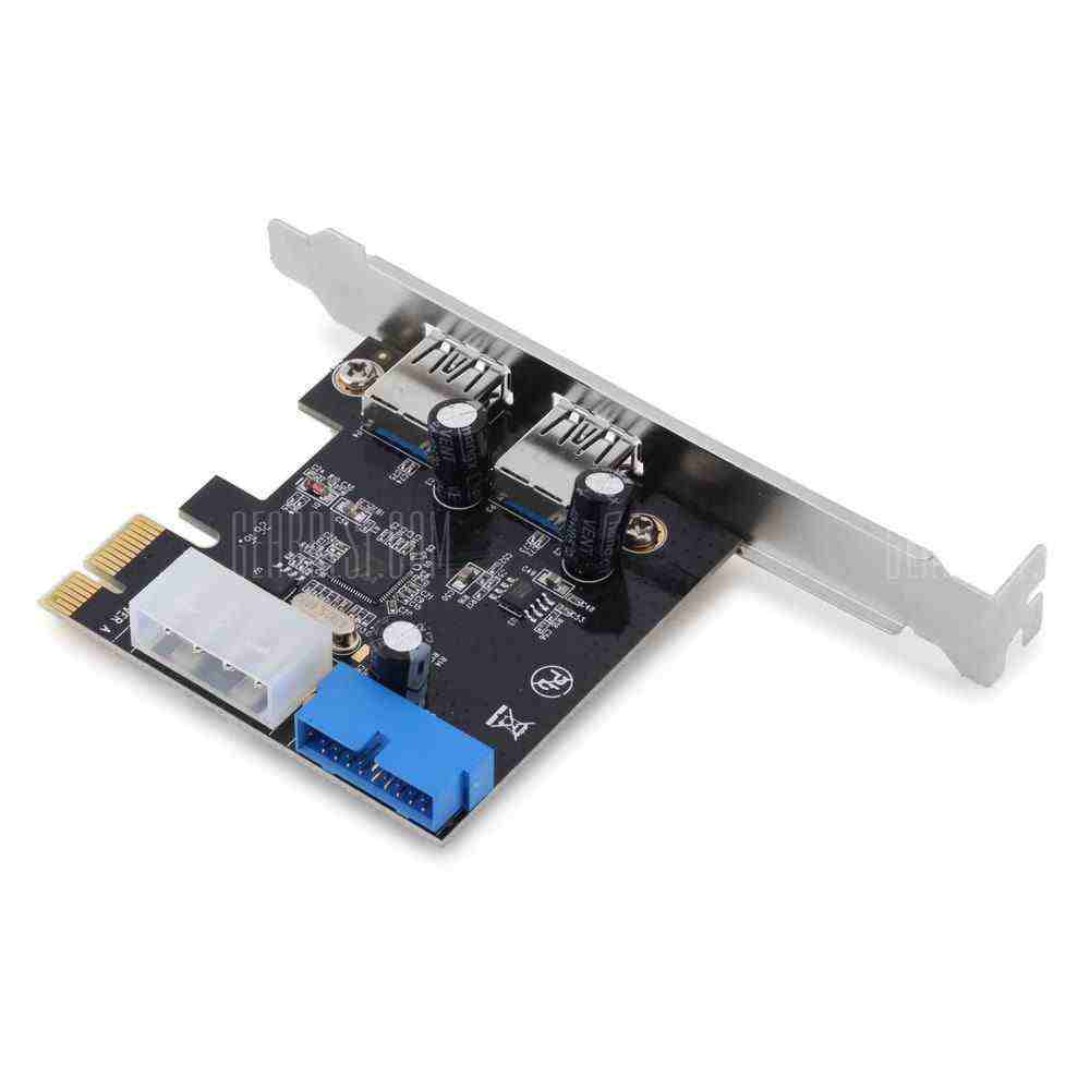 offertehitech-gearbest-F2T2 PCI Express to 2 Port USB 3.0 Controller Card