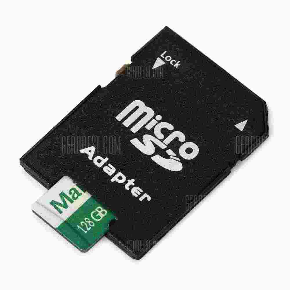 offertehitech-gearbest-Maikou 2 in 1 128GB Micro SD Card + Adapter