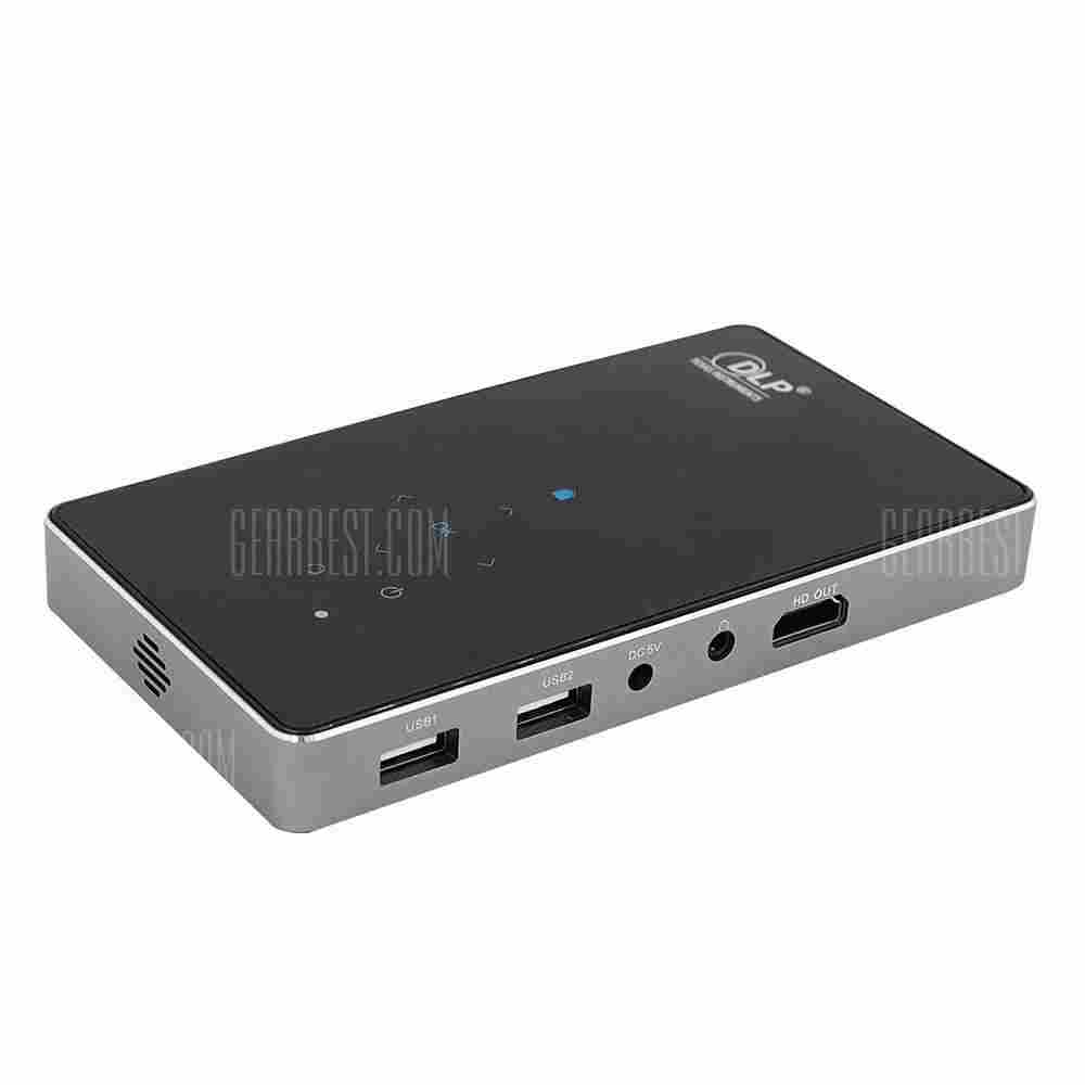 offertehitech-gearbest-P8 Smart DLP Projector 80 Lumens Android 4.4 OS