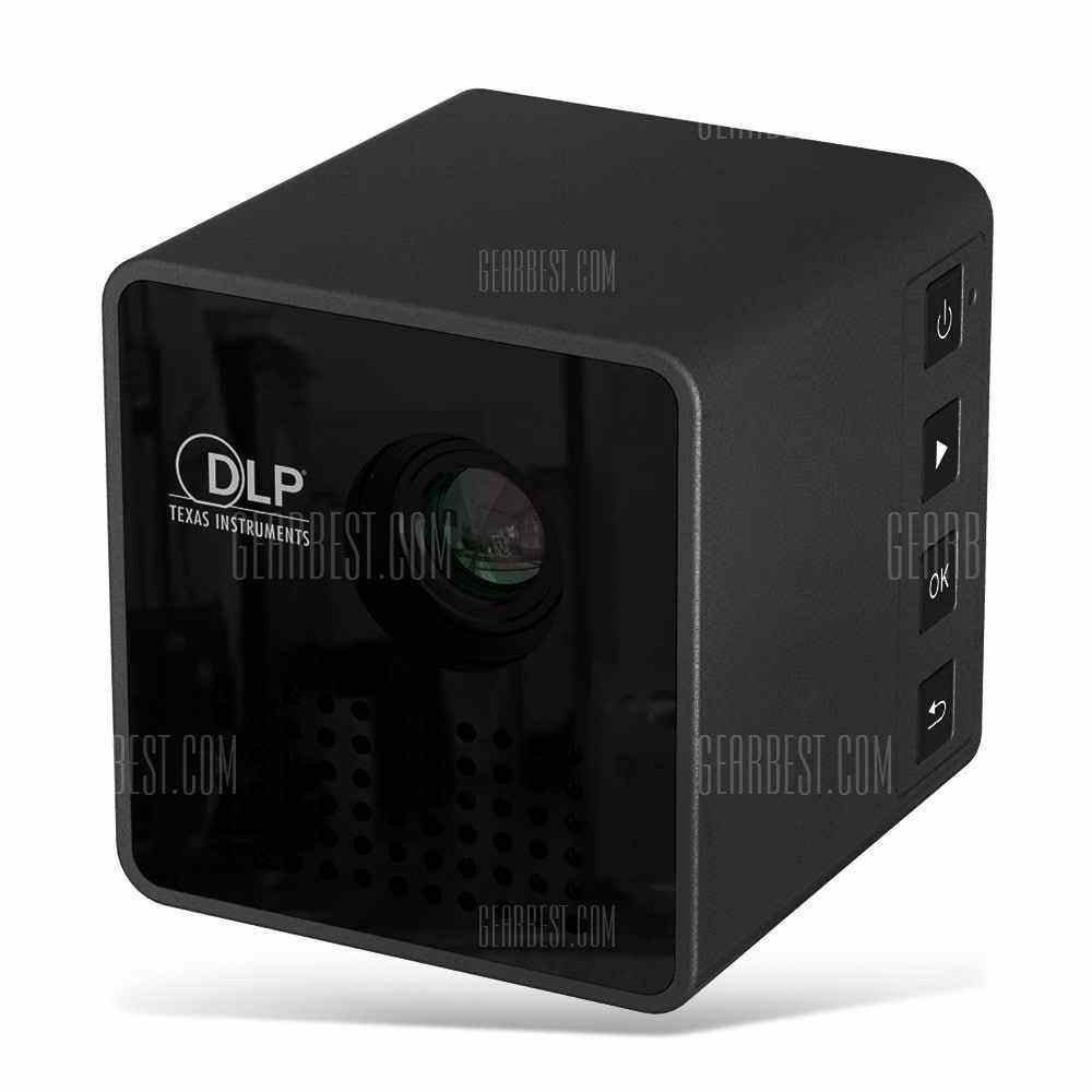 offertehitech-gearbest-UNIC P1+ Mini LED Portable 30 Lumens DLP Home Movie Theater Projector