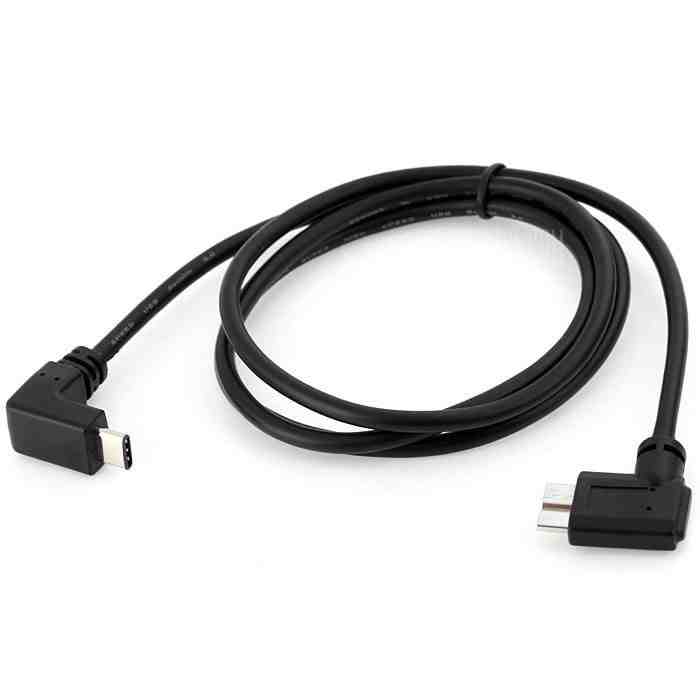 offertehitech-gearbest-USB 3.0 Micro-B Male to USB Type-C Male Cable