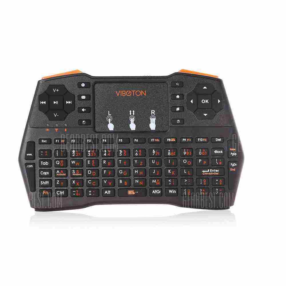 offertehitech-gearbest-VIBOTON i8 Plus Handheld Wireless Keyboard Touch Gamepad