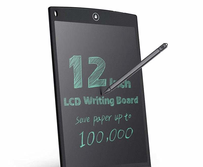 offertehitech-12 Pollici LCD Aggiornamento Tablet da Scrivania Multifunzione 3 in 1 Mouse Pad Righello Tablet da Disegnare Manoscritto